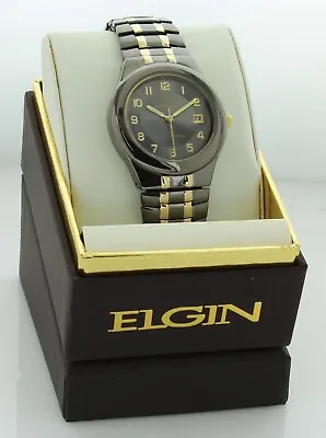Lord Elgin Men's Casual Two Tone Watch  With Date • $36.95