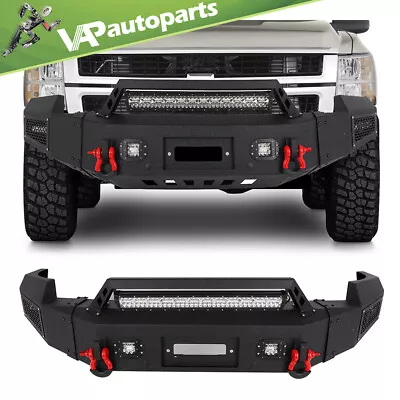 For For 2007-2010 Chevy Silverado 2500/3500 Front Bumper With LED Lights D-Rings • $759.99