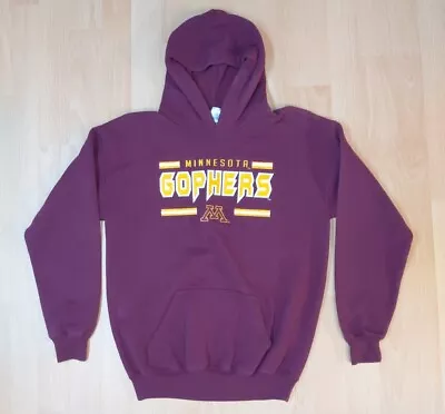 Minnesota Golden Gophers Embroidered Logo Sweater Youth Large Hoodie Sweatshirt  • $27.99