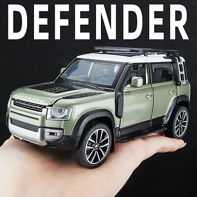 1/32 Scale Land Rover Defender 110 Car Diecast Model Toy Car Sound Light Gift • £25.95