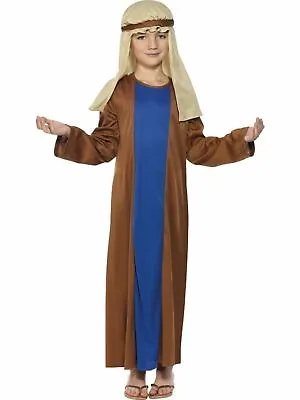 £14.45 • Buy Joseph Costume Shepherd Bethlehem Nativity Childs Kids Boys Fancy Dress Costume