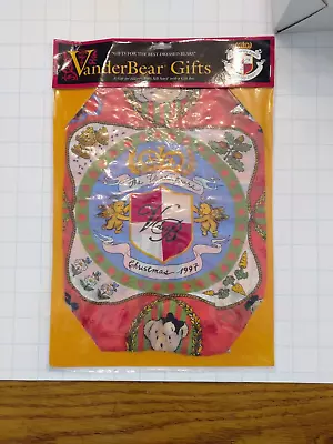 Vintage Collectible Muffy Vanderbear The VanderBears Silk Scarf And Gift Bag • $3.35