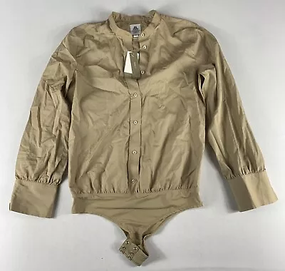 £32.87 • Buy Thomas Mason For J.Crew Women Biege Bodysuit 8 LongSleeve Nwt