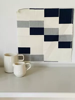 Authentic Anni Albers Fabric Sample Wall Hanging Mid Century Josef Eames Era • £49.99