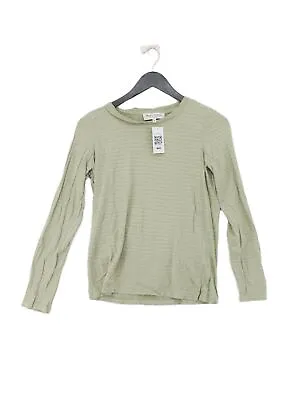 Marc O'Polo Women's T-Shirt XS Green 100% Cotton Basic • £13.30