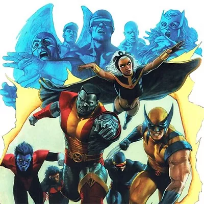 GIANT-SIZE X-MEN Signed ART PRINT Adi Granov WOLVERINE Storm CYCLOPS Cover SDCC • $40.49