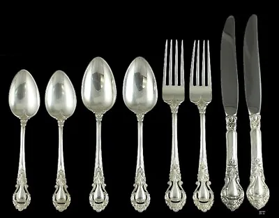 $405 • Buy 8pc Stieff Royal Dynasty Sterling Silver Place Settings