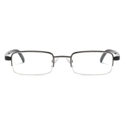 1 Pair Mens Half Frame Lightweight Rectangular Reading Glasses Classic Readers • $7.91