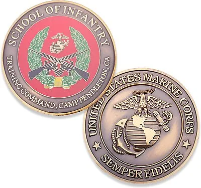 Marine Corps School Of Infantry Challenge Coin Camp Pendleton CA • $18.97