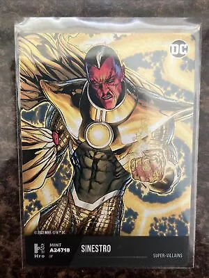 DC Hybrid Cards - Sinestro - Physical Only - NM/M Condition • $1.50