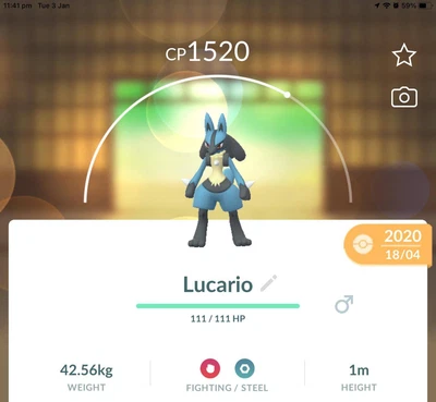 $5.99 • Buy Lucario ✔ TRADE ✔ Pokemon ✔ NON SHINY ✔ GO