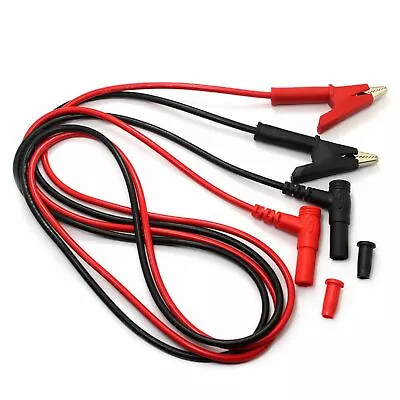 Multimeter Alligator Clips Leads3.5ft Banana Plug To Alligator Clip Test Lead4mm • $15.82