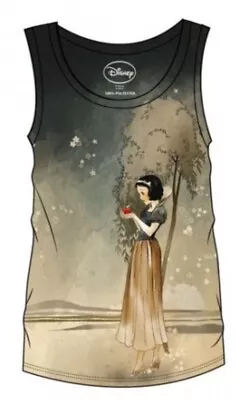 Brand New Disney Top Ladies Snow White Sleeveless Vest Tank Top Size Large Bnwt • £6.99