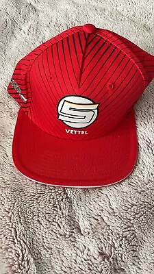 Scuderia Ferrari Formula 1 F1 Sebastian Vettel Flatbrim Cap Brand New • $24.89