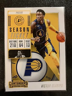 2018-19 Panini Contenders Victor Oladipo #58 Season Ticket Indiana Pacers Base • $0.01