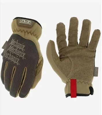 MECHANIX WEAR Medium Brown Synthetic Leather Gloves (1-Pair) • $19.99