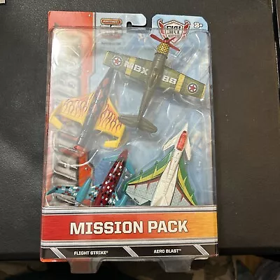 Matchbox Mission Pack Sky Busters Flight Strike Aero Blast Pusher Prop 4 Pack  • $19.99