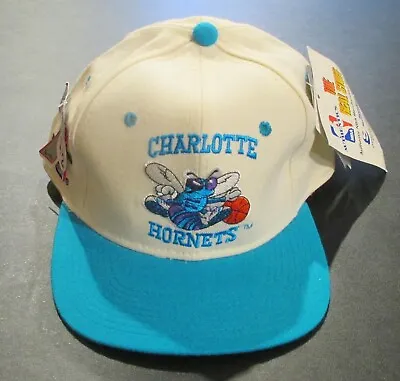 Vintage NOS Charlotte Hornets Fitted Sports Specialties Hat Cap NWT Size 7 1/2 • $35