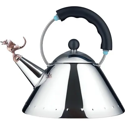 Alessi Tea Rex Kettle 2L Black 9093REX B By Michael Graves • $308.90