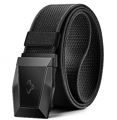 BULLIANT Tactical Belt For Men Men Stretch Nylon Web Gift Belt 1.5 -Hiking R... • $25.56