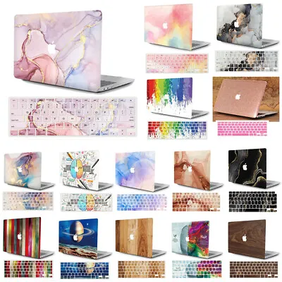Multicolor Hard Case+ Keyboard Cover For 2022/2024 MacBook Air 13.6  A2681 A3113 • £15.35