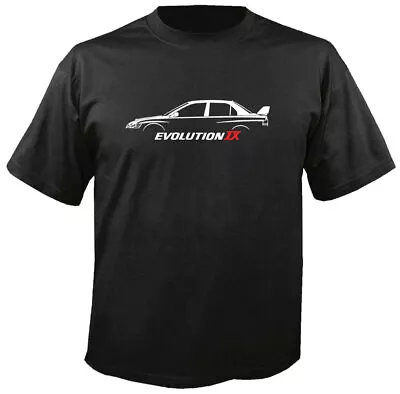 New Mitsubishi EVO Evolution 9 IX Silhouette Tshirt Tee Shirt T-shirt • $49