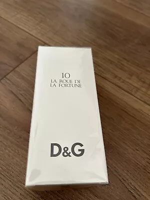 BNIB DOLCE & GABBANA D&G 10 LA ROUE DE LA FORTUNE 100ml  EDT RARE • £150