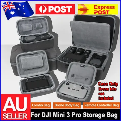 $20.99 • Buy For DJI Mini 3 Pro Drone Body RC RC-N1 Remote Control Storage Case Combo Bag AU