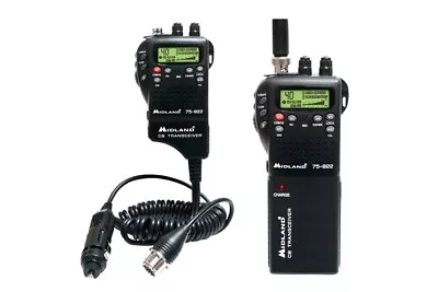 Midland 75-822 2-in-1 Plug & Play Portable CB Radio With Charging Adapter NEW! • $100