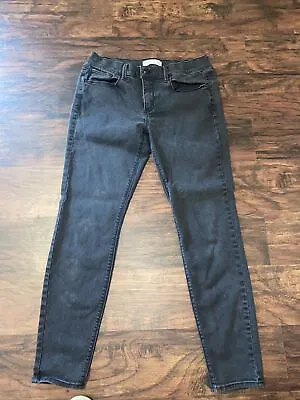 Mudd Flex Stretch Juniors Size 15 Black Skinny Ankle Low Rise Skinny Jeans Pants • $16.99