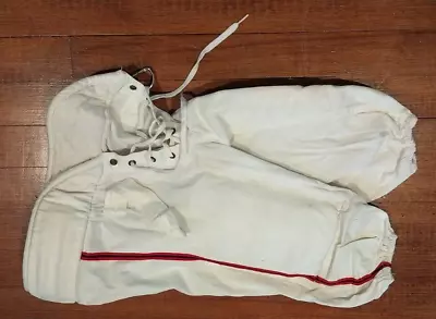 Vintage Boy's Football Pants Small Post MFG. Co. NY Game Worn Padded Pads  • $9.99