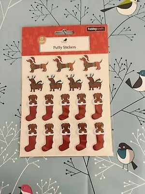 Sausage Dog / Dachshund 17 Puff Stickers Craft Hobby Craft New  Gift • $4.42