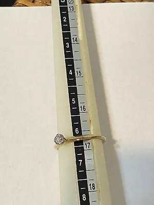 Vintage Diamond Ring 14k Gold Sz 6 • $125
