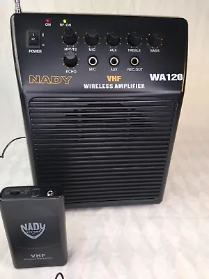 Nady WA-120 Portable PA System With Wireless Mic  • $59.99