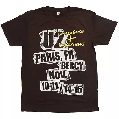 U2 I+E Paris Event 2015 Official Tee T-Shirt Mens • £15.99