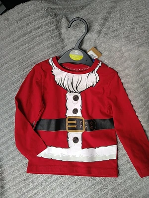 TU 9-12 Months Santa Long Sleeve T-shirt BNWT • £0.99