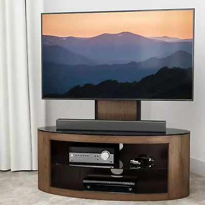 AVF Buckingham Oval Cantilever TV Stand Rounded Round For 37  To 65  LED CURVE • £310