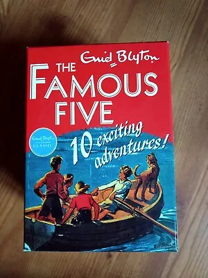 The Famous Five Classic Collection Book 1-10 Boxset By Enid Blyton • £8.95