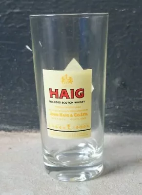£10 • Buy VINTAGE/RARE HAIG CLUB TALL WHISKY GLASS -PUB BAR WHISKEY HOMESPIRIT Vague