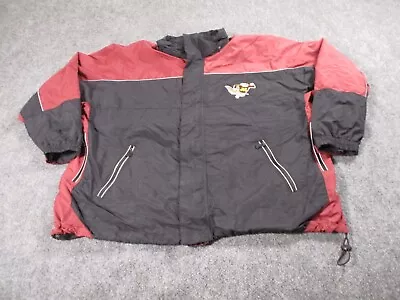 Minnesota Gophers Jacket Men's 2XL XXL Black Full Zip G-III Nylon Red • $28.88