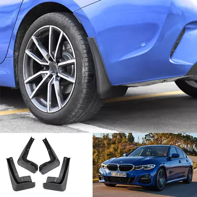 $68.58 • Buy For BMW 3-Series M3 G20 2019-2023 Matte Black Mud Flaps Fender Splash Guards 4pc