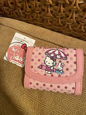 Hello Kitty Purse Wallet Pink Sanrio New • $29.14