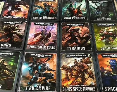 Warhammer 40K Codex Books Softcover • $21.99