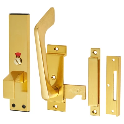 £36.48 • Buy Disabled Toilet Handle Facility Cubicle Indicator Bolt - 178 X 38mm - Aluminium