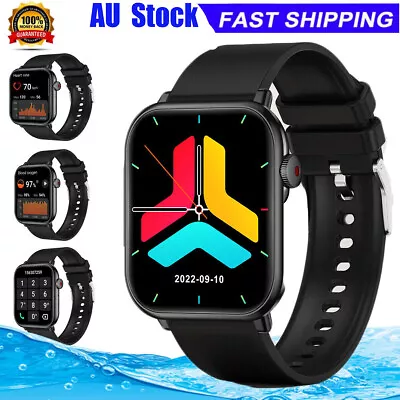 Waterproof Smart Watch Women Men Fitness Tracker Heart Rate Monitor Sports Watch • $44.99