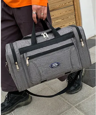 Mens Luggage Gym Bag Portable Large Traveling Travel Duffle Fitness Bag • $24.99