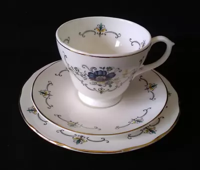 Mayfair Cup Saucer & Plate Trio | Fine Bone China | Staffordshire • £15