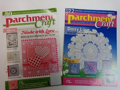 £3.23 • Buy Parchment Craft Lot Of 2 Magazines Issues 22 & 30 2015 Designs Detailing