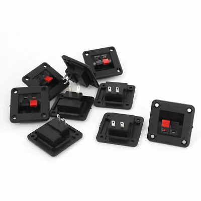 £8.13 • Buy 9pcs 2 Way Speaker Box Connector Terminal Binding Post Spring Clip