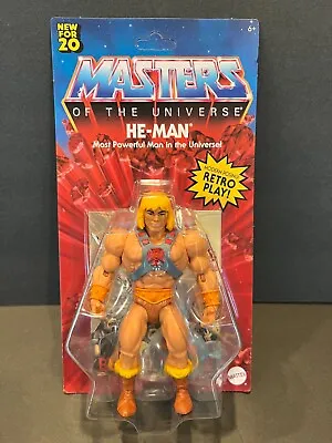 Masters Of The Universe Origins He-Man 5.5  Action Figure MOTU 2020 Retro New • $18.30